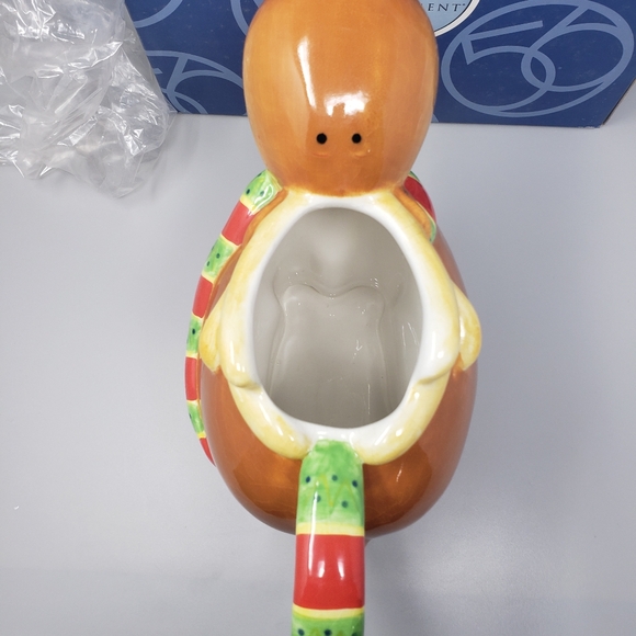 Department 56 Ceramic Red-Nose Reindeer Pitcher - Picture 6 of 11